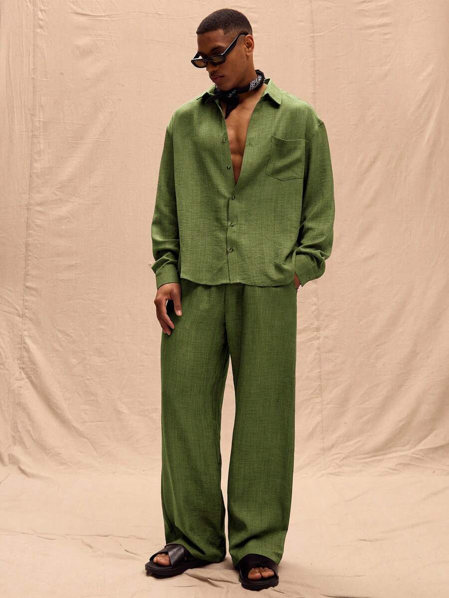 Musero Oversized Linen Pants Only Spring Summer Vacation Easter