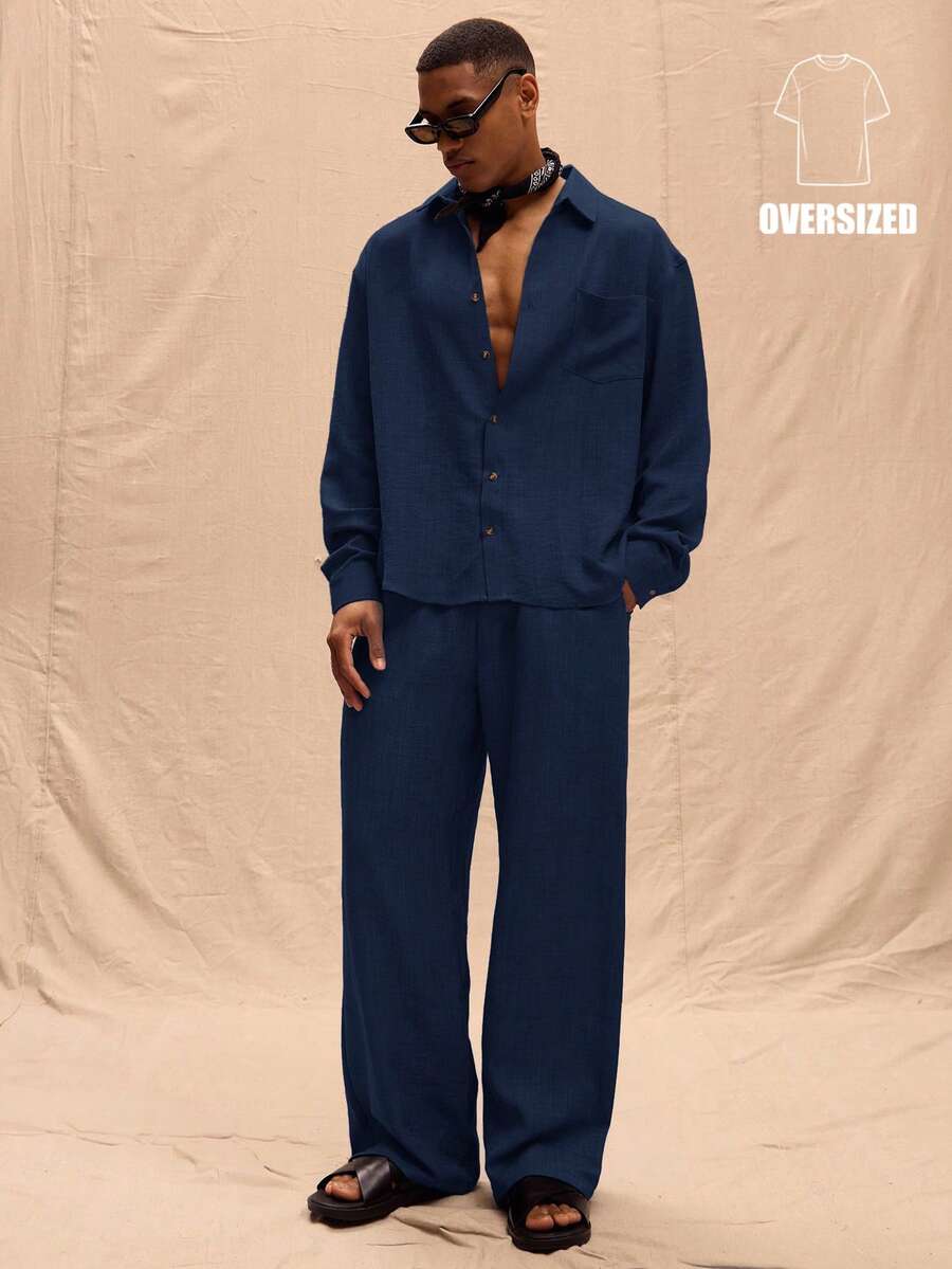 Musero Oversized Linen Pants Only Spring Summer Vacation Easter