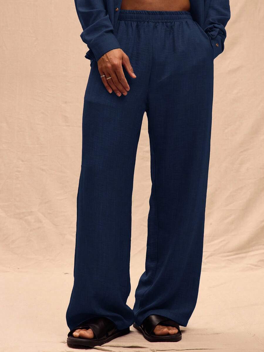 Musero Oversized Linen Pants Only Spring Summer Vacation Easter