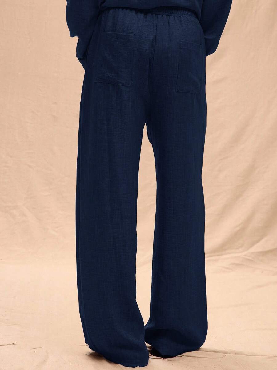 Musero Oversized Linen Pants Only Spring Summer Vacation Easter
