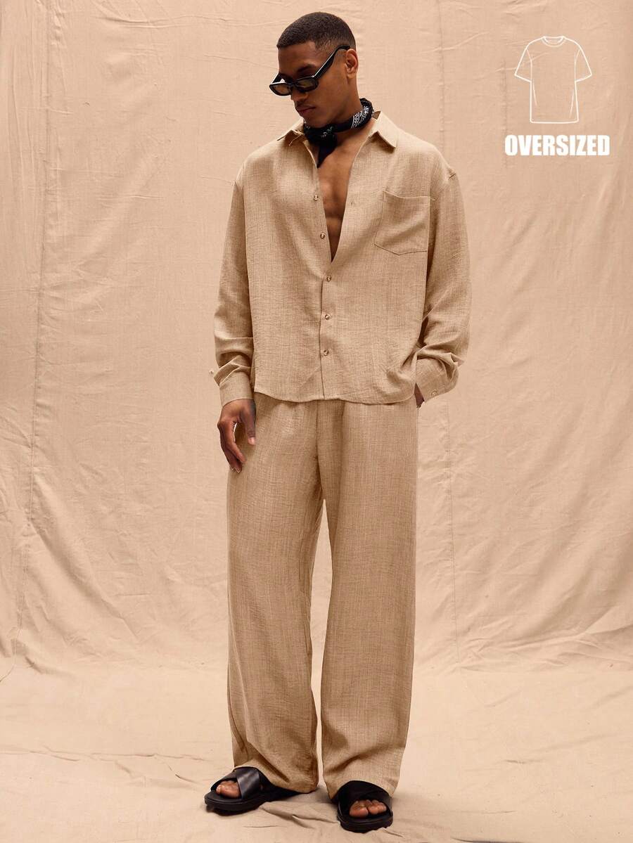 Musero Oversized Linen Pants Only Spring Summer Vacation Easter