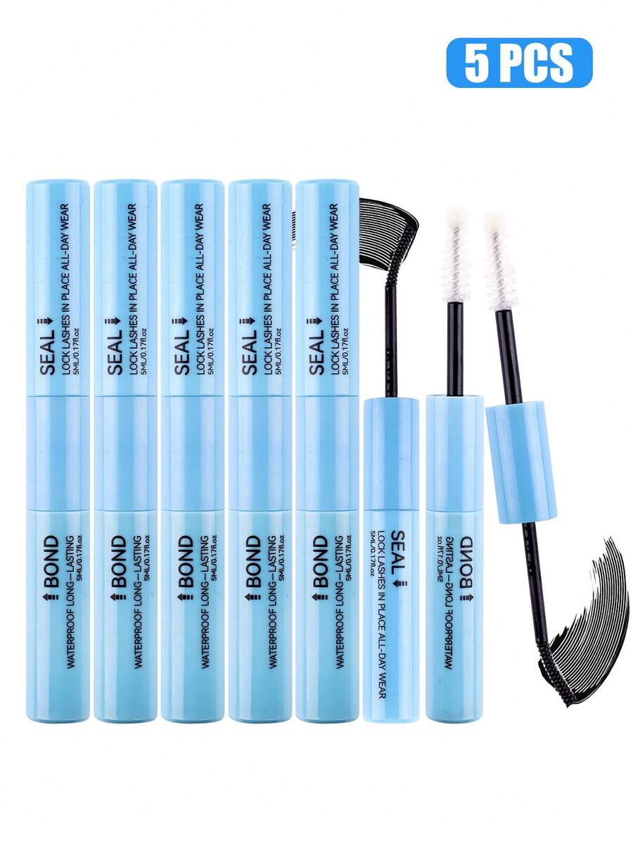 2-in-1 Eyelash & Cluster Lash Glue – Strong Hold, 72H Long Lasting, Quick Dry, Beginner Friendly