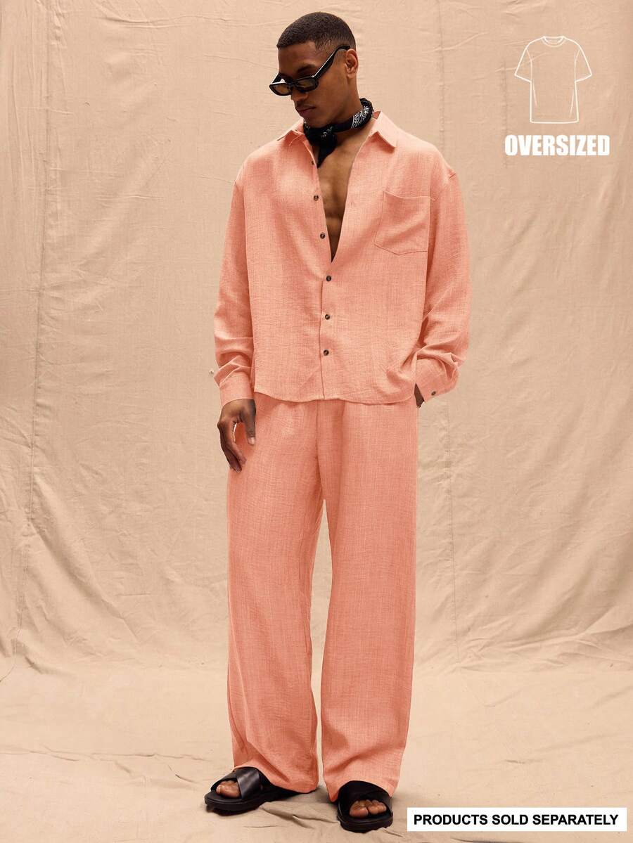 Musero Oversized Linen Pants Only Spring Summer Vacation Easter